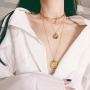 CLASSYZINT Gold Coin Necklace for Women Chain Layered Pendant Necklaces Trendy Necklace Jewelry …