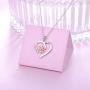 Sterling Silver Good Luck Irish Celtic Knot Love Knot Claddagh Lover Heart Shaped Pendant Necklace Bracelet