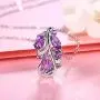 ATTA GEMS Purple Amethyst Pendant Necklace for Women 925 Sterling Silver Natural Gemstone Jewelry Gifts for Wife Mom Girlfriend ATTA GEMS Purple Amethyst Pendant Necklace for Women 925 Sterling Silver Natural Gemstone Jewelry Gifts for Wife Mom Girlfriend