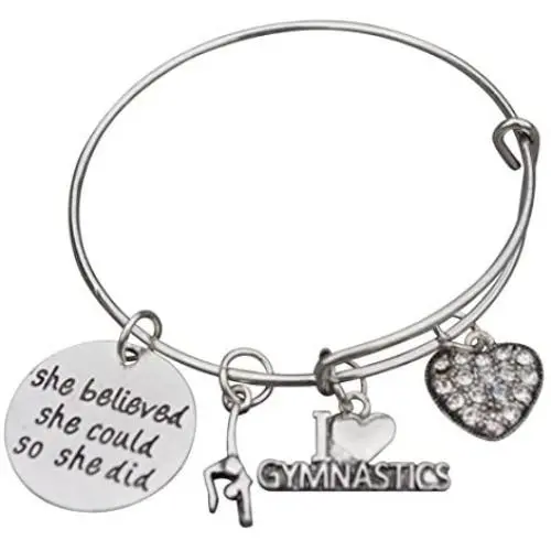 Infinity Collection Gymnastics Bangle Bracelet- Girls Gymnastics Bracelet- Gymnastics Jewelry for Gymnast … Infinity Collection Gymnastics Bangle Bracelet- Girls Gymnastics Bracelet- Gymnastics Jewelry for Gymnast …