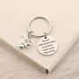 AKTAP Squirrel Charm Keychain Never Underestimate A Woman Who Loves Squirrels Gifts for Squirrel Lovers Animal Loves BFF Mysterious Jewelry