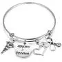 ENSIANTH Nurse Retirement Gift Happiness is Retirement Bracelet Gift for Nurse Doctor ENSIANTH Nurse Retirement Gift Happiness is Retirement Bracelet Gift for Nurse Doctor
