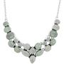 Natural Turquoise Lapis Moonstone Necklace Multi stone 925 Silver Overlay Handmade Fashion Necklace Jewelry