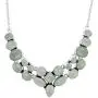Natural Turquoise Lapis Moonstone Necklace Multi stone 925 Silver Overlay Handmade Fashion Necklace Jewelry