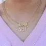 HUTINICE Custom Name Necklace Personalized Jewelry, 18 inch Gold Plated Chain Gothic Old English Nameplate Necklaces for Women and Girls Birthday Gift HUTINICE Custom Name Necklace Personalized Jewelry, 18 inch Gold Plated Chain Gothic Old English Nameplate Necklaces for Women and Girls Birthday Gift