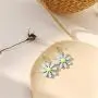Daisy Sunflower Dangle Earrings Acrylic Resin Flower Blossom Floral Drop Earrings for Women Girls Jewelry