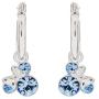 Disney Minnie Mouse Birthstone Jewelry for Women and Girls, Minnie Mouse Crystal Hoop Earrings