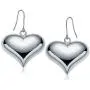 Gold Plated Bold Smooth Puffed Heart Drop Earrings with Sterling Silver Post Love Fine Jewelry for Women Gifts for Her Gold Plated Bold Smooth Puffed Heart Drop Earrings with Sterling Silver Post Love Fine Jewelry for Women Gifts for Her