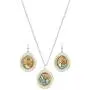 Montana Silversmiths Sweet Memories Mountain Glacier Turquoise Jewelry Set