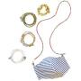 Hsarsup Face Mask Lanyard with Clips Bead Eyeglass Neck Chain Strap Beaded Mask Holders Multi-Functional