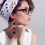 DAMLENG Unique Funny Playing Cards Pattern Dangle Drop Earring Fashion Party Charms Acrylic Spades Hearts Plum Poker Earrings for Women Girls Statement Jewelry Gift
