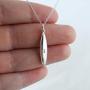 FashionJunkie4Life Sterling Silver 3D Kayak Charm Necklace, 18'' Chain Kayaking Kayaker Canoe
