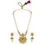 Efulgenz Indian Bollywood Traditional Rhinestone Faux Ruby Emerald Pearl Beaded Collar Strand Antique 18K Gold Tone Plated Necklace Jewelry Festive Costume Accessories for Women and Girls