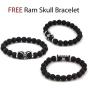 Gungneer Satanic Leviathan Necklace Stainless Steel Keel Chain Strength Amulet Religious Jewelry for Men Women