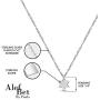 Jewish Star of David Classic Tiny Pendant Necklace in 925 Sterling Silver for Women and Girls for Daily Wear Religious Jewelry Simple and Dainty for Birthday, Bat Mitzvah, Hanukkah Present