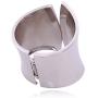 HAHA&TOTO Women Luxury Gold Smooth Statement Bangle Bracelet, Geometry Shape Gothic Style Chunky Bangle Fashion Jewelry