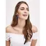 idealway Luxury Drop Earring Inlay Crystal Rhinestone Dangle Long Earrings For Women Jewelry idealway Luxury Drop Earring Inlay Crystal Rhinestone Dangle Long Earrings For Women Jewelry