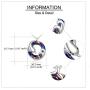 ONEFINITY 925 Sterling Silver Dolphin Necklaces Crystal Dolphin Pendant Ocean Wave Jewelry for Women Girls Gifts