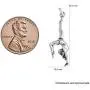 Raposa Elegance Sterling Silver Gymnast Charm Necklace (16'', 18'' or 20'' Chain) Raposa Elegance Sterling Silver Gymnast Charm Necklace (16'', 18'' or 20'' Chain)