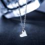 CHICLOVE Mother Daughter Jewelry Sets for Two, Cutout Heart Necklaces, 2 Sterling Silver Necklaces