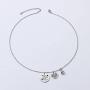 LIUANAN Inspirational Necklace Personalized Engraved Mantra Pendant Necklaces Encouragement Jewelry for Women Girl Sister Mother Friends