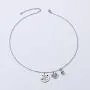 LIUANAN Inspirational Necklace Personalized Engraved Mantra Pendant Necklaces Encouragement Jewelry for Women Girl Sister Mother Friends