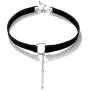 Black Choker Necklace for Women and Girls Velvet Choker with O Ring, Cross, Lace Tattoo Black Choker Necklace for Women and Girls Velvet Choker with O Ring, Cross, Lace Tattoo
