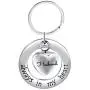 NextStone Family Stainless Steel Always in My Heart Ashes Urn Necklace Heart Pendant Keychain Cremation Jewelry Gift NextStone Family Stainless Steel Always in My Heart Ashes Urn Necklace Heart Pendant Keychain Cremation Jewelry Gift