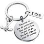 Golf Keychain Golf Inspiration Gifts Golf Team Gifts Golf Clubs Gift for Golfer Jewelry Golf Lover Inspiration Gifts Take Pride in How Far You Have Come
