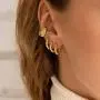 Hoop Earrings For Women 14K Gold Croissant Earrings Twisted Round Hoop Earrings Chunky Hoop Earrings 925 Sterling Silver Earrings Hoop Earrings For Women 14K Gold Croissant Earrings Twisted Round Hoop Earrings Chunky Hoop Earrings 925 Sterling Silver Earrings