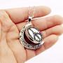 Floral Peace Sign Necklace Bracelet Earring Set