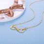 925 Sterling Silver Necklace – Billie Bijoux “Forever Love” Infinity Heart Love Pendant White Gold Plated Diamond Women Necklace Gift for for Women Girls Valentines Day Mothers Day