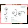 Dainty Hug Hoops Earrings 925 Sterling Silver Created Gemstone Huggie Hoops Earrings Synthetic Fire Opal/Turquoise/Moonstone/CZ Tiny Hoop Earrings for Women Half Hoop Earrings & Minimalist Design