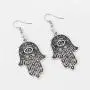Ancient Evil Eye Hamsa Fatima Hand Drop Earrings for Women Filigree Palm Dangle Earring Jewelry Ancient Evil Eye Hamsa Fatima Hand Drop Earrings for Women Filigree Palm Dangle Earring Jewelry