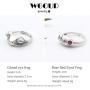 Frog Rings,Personalized Open Adjustable couples rings,Cute Animal wedding bands for women