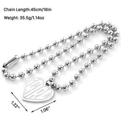 iGirl Heart Pendant Necklaces for Women and Girls Harajuku Streetwear Choker Stainless Steel Chain Jewelry Gifts