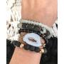 Kinsley Armelle Farrah Collection - Coal Bracelet