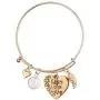 Lux Accessories Gold Heart Engraved Words Faith Love Hope White Pearl Angel Wing Cross Bangle Bracelet Lux Accessories Gold Heart Engraved Words Faith Love Hope White Pearl Angel Wing Cross Bangle Bracelet