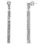 BERRICLE Rhodium Plated Sterling Silver Cubic Zirconia CZ Statement Art Deco Bar Fashion Dangle Drop Earrings BERRICLE Rhodium Plated Sterling Silver Cubic Zirconia CZ Statement Art Deco Bar Fashion Dangle Drop Earrings