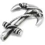 GUNGNEER Nautical Rope And Anchor Necklace Stainless Steel Pendant Keel Chain USN Navy Jewelry Accessory Men Women