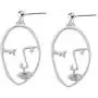 D.Rosse 4 Pairs Unique Abstract Human Face Dangle Earrings Hollow Face Hand Shape Gold Silver Statement Drop Studs Earrings Jewelry Set for women Girls D.Rosse 4 Pairs Unique Abstract Human Face Dangle Earrings Hollow Face Hand Shape Gold Silver Statement Drop Studs Earrings Jewelry Set for women Girls
