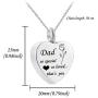 HQ So Special, So Loved, Thats You. Cremation Jewelry Heart Urn Pendant Rose Flower Necklace Memorial Ash Keepsake & Free Fill kit