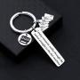 BAUNA Gambler Gifts Casino Lucky Keychain with Poker Charm Playing Cards Jewelry for Poker Lovers Casino Lover Gambling Jewelry