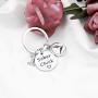 SEIRAA 1/3 Years Alcoholics Anonymous Sobriety Anniversary Keychain for Sober Birthday Sober Chick 12 Steps Jewelry Gifts