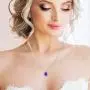 KATARINA Prong Set Diamond and Amethyst Halo Pendant Necklace in Gold or Silver (1 7/8 cttw, J-K, SI2-I1)