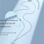 PRAYMOS S925 Sterling Silver Moon Necklace Synthetic Opal Necklace Women Dainty Necklace