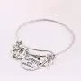 HANRESHE Bangle Jughead Adjustable DIY Bracelet Message Charm Expandable Wire Bangle Bracelet HANRESHE Bangle Jughead Adjustable DIY Bracelet Message Charm Expandable Wire Bangle Bracelet