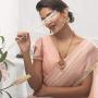 TARINIKA Lord Krishna Pendant Set with Pearls for Women and Girl -Red