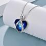 Heart Necklace Sterling Silver I Love You Forever Infinity Love Heart Pendant Necklace Jewelry Birthday Anniversary Mothers Day Jewellery Gifts for Women Mom Girlfriend Daughter Her
