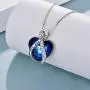 Heart Necklace Sterling Silver I Love You Forever Infinity Love Heart Pendant Necklace Jewelry Birthday Anniversary Mothers Day Jewellery Gifts for Women Mom Girlfriend Daughter Her